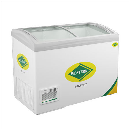 Curved Glass Top Deep Freezer