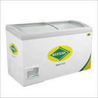 Western Curved Glass Top Deep Freezer Capacity: 300-1200p Liter