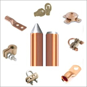 Copper Bonded Rod With Connectors