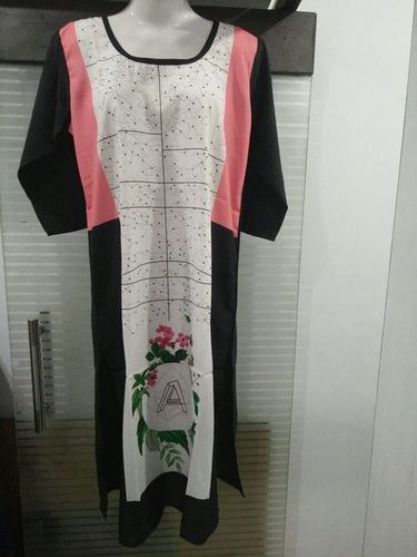 Black & Pink American Crepe