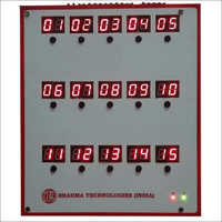 Hotel Call Bell System - Metal, 12x16 Inches | Led Display, 15 Buttons, Shock-proof Design, 12v Dc Power Supply, 1 Year Warranty