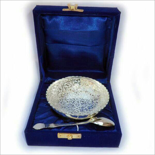 Silver Plated Single Bowl Set