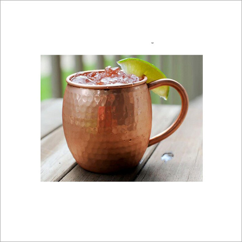 Brass Hammered Ice Pot