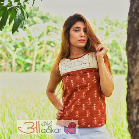 Ladies Dabu Cotton Top