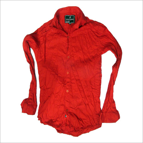 Mens Red Formal Shirt