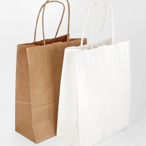 Eco Friendly Paper Bag - Made from Recycled Materials, All Sizes Available, Custom Colors | Ideal for Advertising, Gifts, Promotions, and Shopping