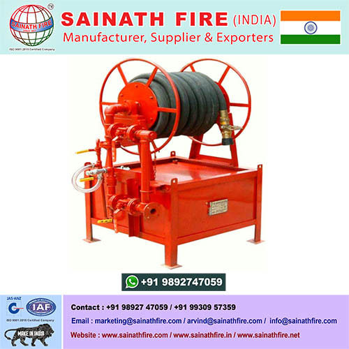 Foam Hose Reel With Tank Stainless Steel