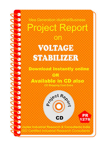 Voltage Stabilizer manufacturing project Report ebook
