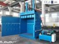 Hydraulic Tyre Bailing Machine - Steel Construction, 150 Ton Force, Blue Color | Cnc Controlled, Fast Processing, Low Noise Operation