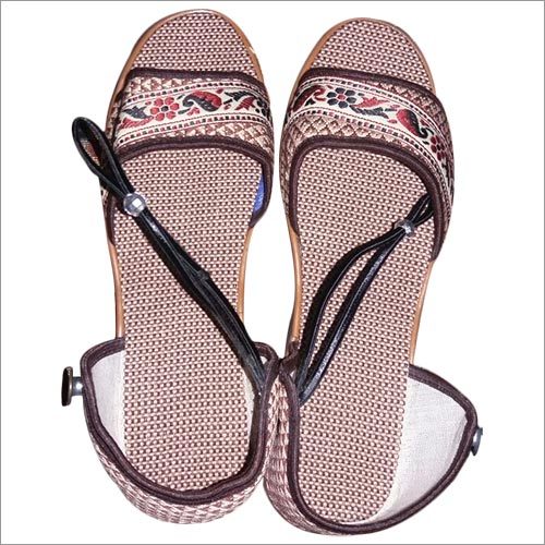 Customized Ladies Fancy Jute Slipper