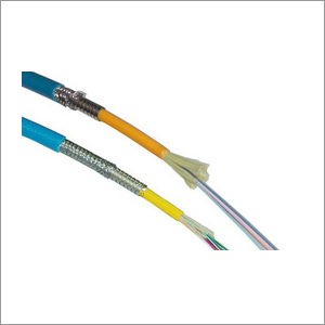 Armored Optical Fiber Cable - High-Strength Polyethylene Jacket, Superior Crush Resistance, Flexible and Easy to Handle