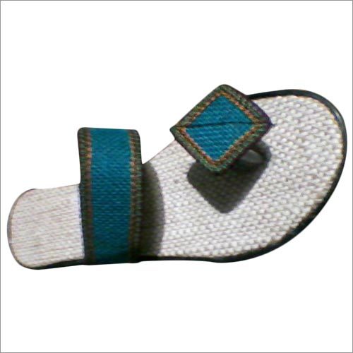 Ladies Fancy Toe Jute Slipper