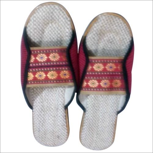 Ladies Fancy Jute Slippers