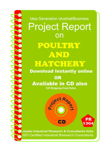 Poultry and Hatchery establishment Project Report eBook