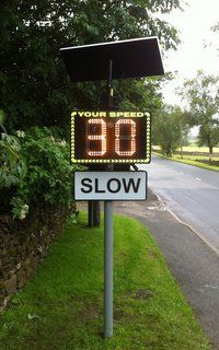 Solar Road Sign