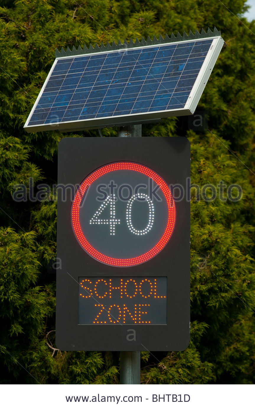 Solar Road Sign