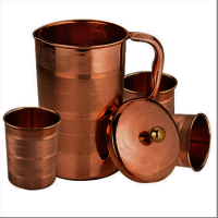 Copper Jug-Glass