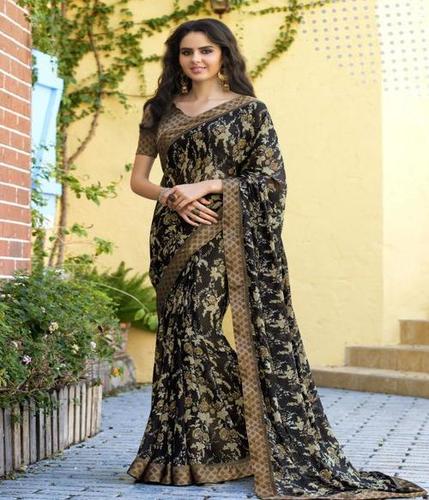 Black Fancy Saree