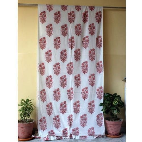 Block Print Curtain Fabric