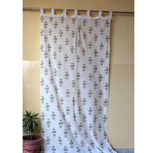 Block Print Cotton Curtain