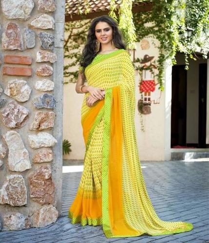 Designer Printed Saree