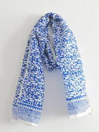 Blcok Print Cotton Scarf