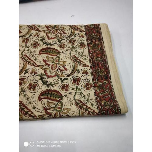 Kalamkari Hand Block Print Cotton Fabric