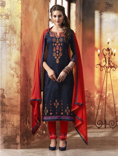 Grey & Red Bridal Salwar Kameez