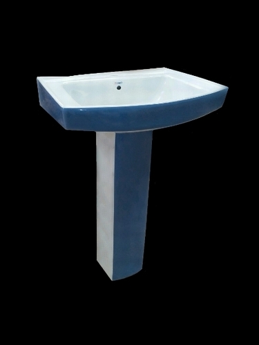 Highly Durability Dual Tone Pedestal Wash Basin