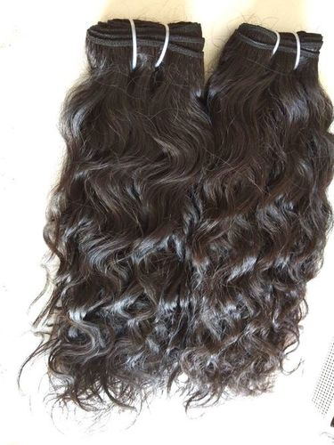 Single Donor Raw Indian Wavy Hair Machine Weft Wavy Hair Application:  Profesional at Best Price in Delhi | Jasmine Hair Extensions