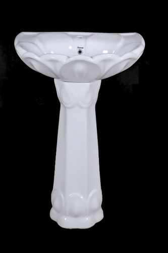 Easy Clean Luxury Pedestal Wash Basin