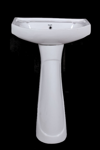 White Full Pedestal Wash Basin White Full Pedestal Wash Basin