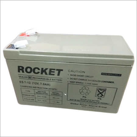 Rocket 12V 7AH SMF Battery