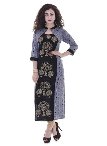 Rayon Printed Kurtis