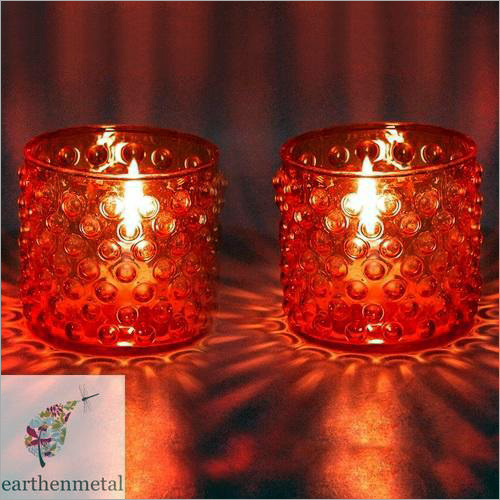 Cylinder Glass Candle Holder