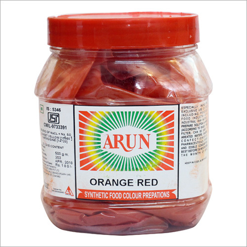 Orange Red Food Color