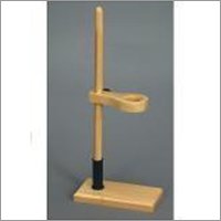 Yellow And Black Wooden Funnel Stand
