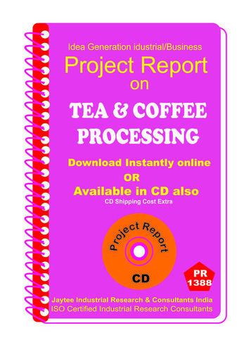 Tea Industry Project Reports