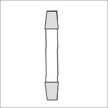 Transparent Laboratory Double Cone Plain End