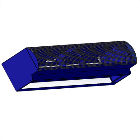 Blue Colour Air Curtains