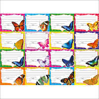 Butterfly Chart Notebook Label