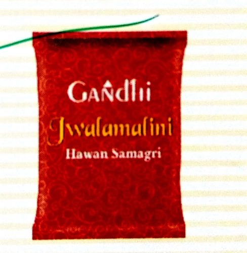 Jwalamalini Hawan Samagri - Organic Herbs, 15x20 cm, Red | Purity, Aromatic, Spiritual, Auspicious