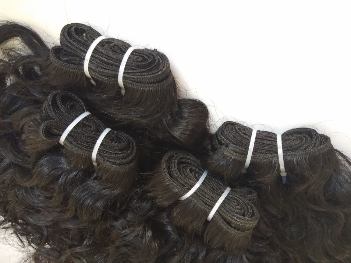 Wholesale Top Quality Remy Hair ,Raw Virgin Curly Extension