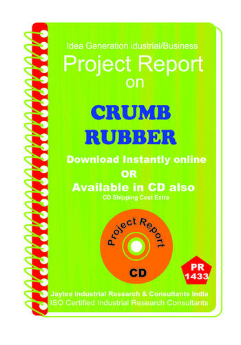 Rubber Industry Project Reports