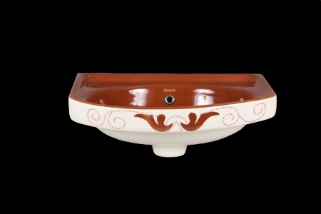Small Vitrosa Wash Basin Wall Hung - Ceramic, Elongated Shape, 20-25 kg | Wall Mounted, Sleek Design for Modern Bathrooms