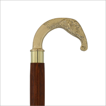 Brass Walking Stick Handle By PIRU ENTERPRISES