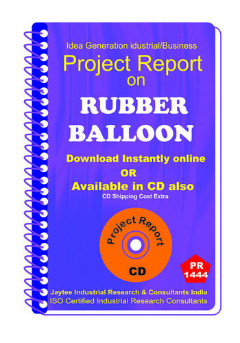 Rubber Industry Project Reports