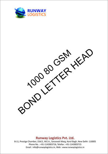Letter Head Ex Bond 80 Gsm