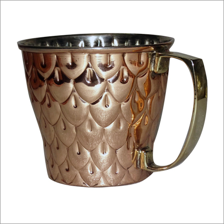Pure Copper Hammered Mug