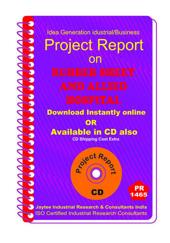 रबर शीट और संबद्ध अस्पताल निर्माण ईबुक